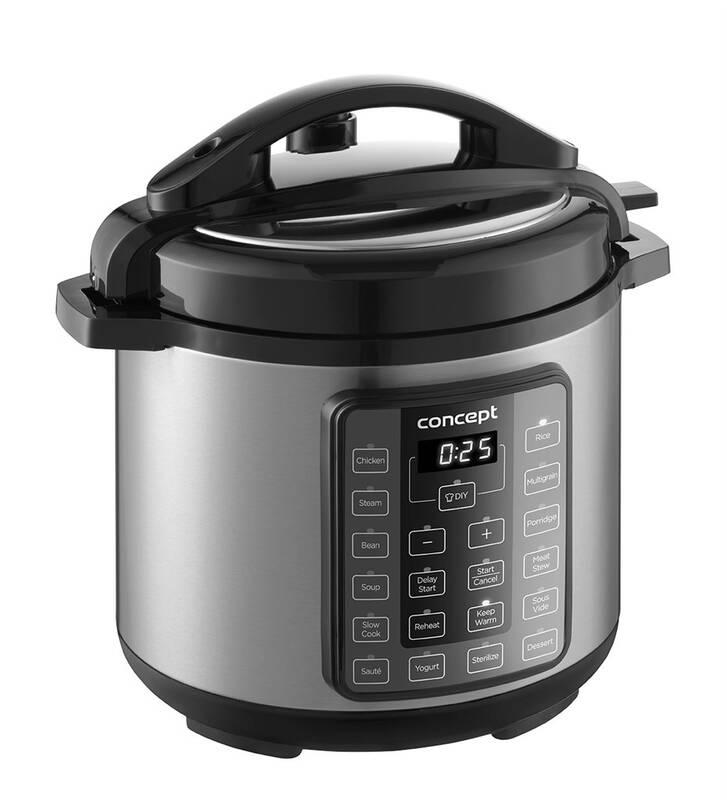 Multifunkční hrnec Concept CK7001 černý nerez