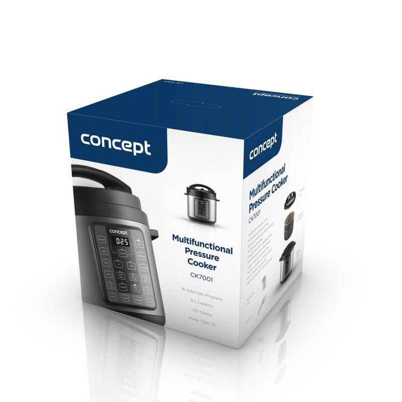 Multifunkční hrnec Concept CK7001 černý nerez