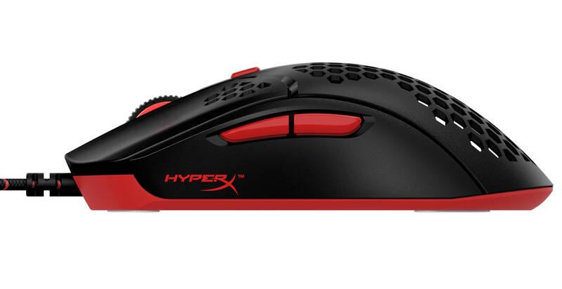 Myš HyperX Pulsefire Haste černá červená