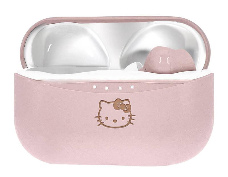 Sluchátka OTL Tehnologies Hello Kitty TWS růžová