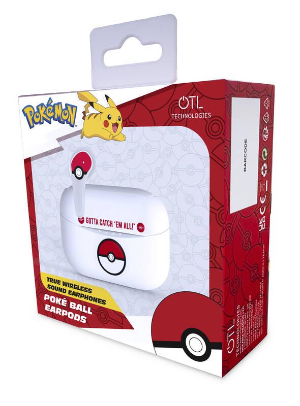 Sluchátka OTL Tehnologies Pokémon Pokéball TWS bílá