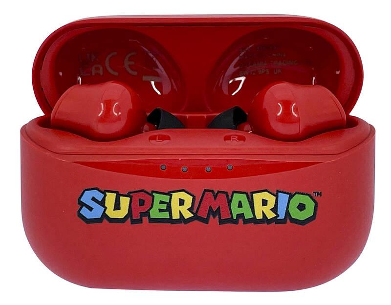 Sluchátka OTL Tehnologies Super Mario Red TWS červená