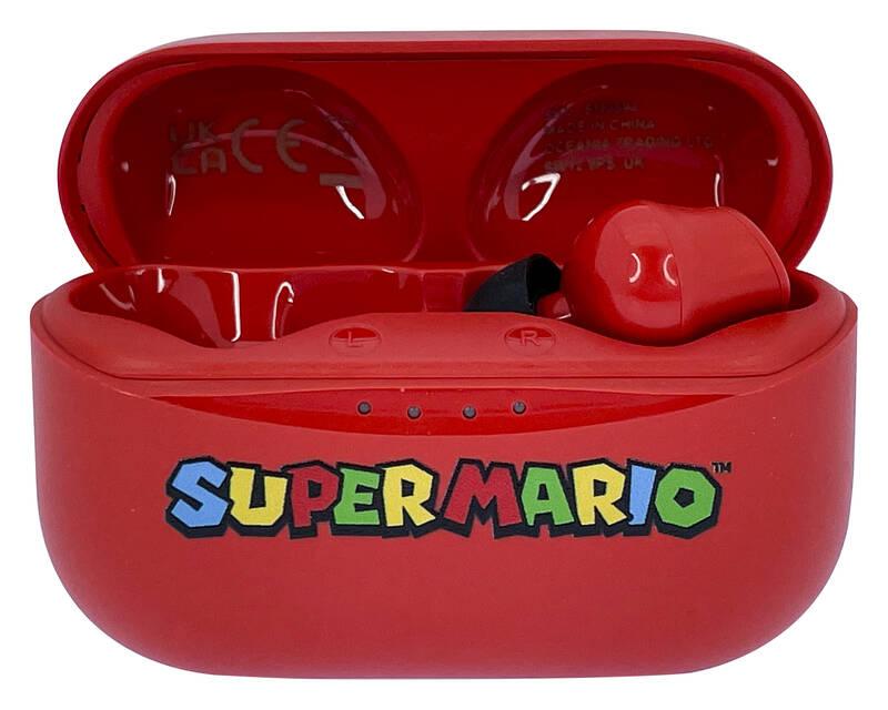 Sluchátka OTL Tehnologies Super Mario Red TWS červená, Sluchátka, OTL, Tehnologies, Super, Mario, Red, TWS, červená