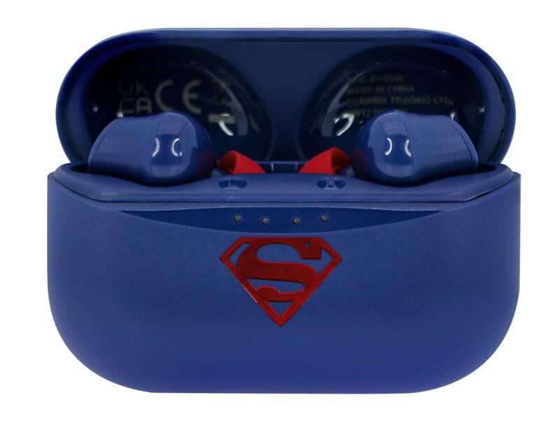 Sluchátka OTL Tehnologies Superman TWS modrá