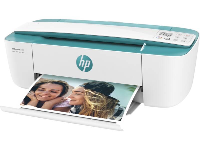 Tiskárna multifunkční HP Deskjet 3762, služba HP Instant Ink bílá