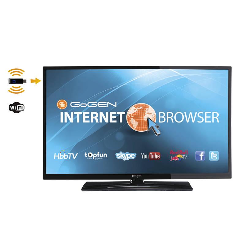 Adaptér GoGEN USBWIFI1, 30076109, 30081959 černý