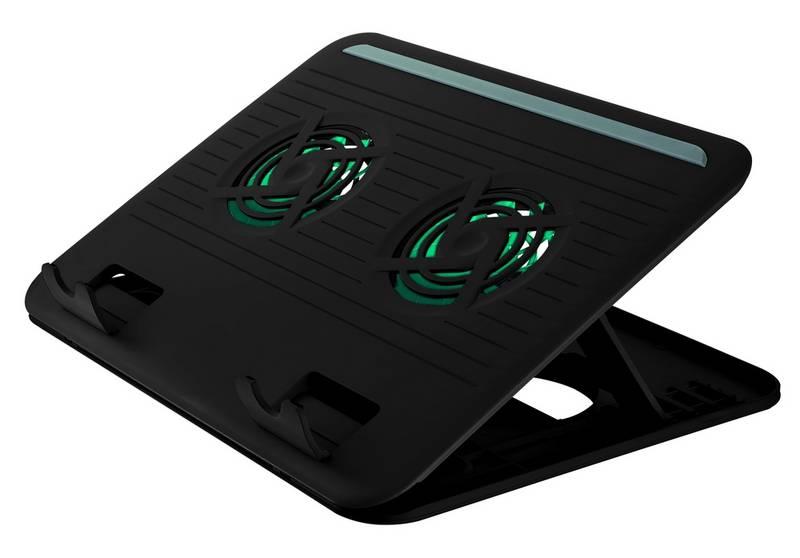 Chladící podložka pro notebooky Trust Cyclone Cooling pro 16" černá