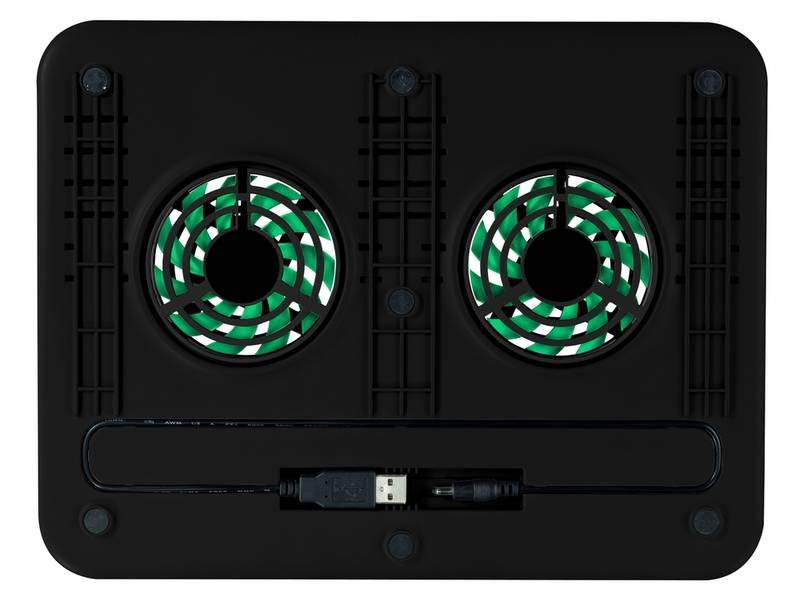 Chladící podložka pro notebooky Trust Cyclone Cooling pro 16" černá