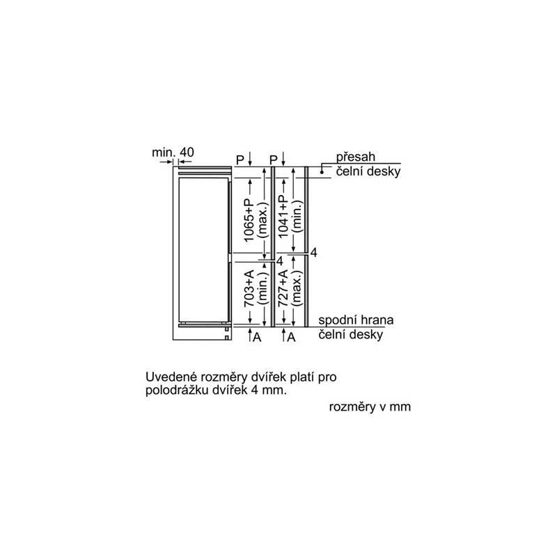 Chladnička s mrazničkou Siemens KI86SAD40 bílá