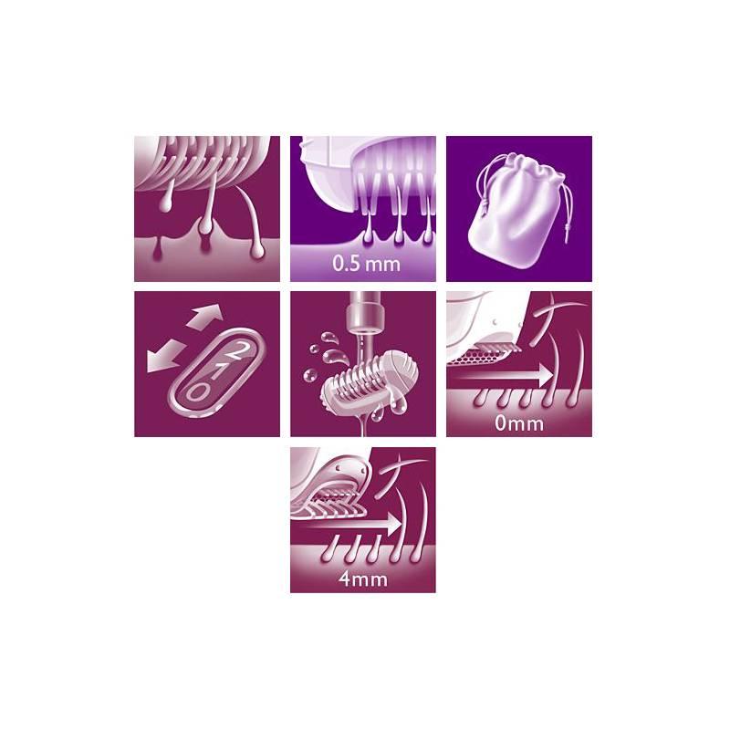 Epilátor Philips Satinelle Soft HP6423 00 krémový