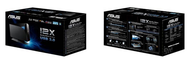Externí Blu-ray vypalovačka Asus BW-12D1S-U černá, Externí, Blu-ray, vypalovačka, Asus, BW-12D1S-U, černá