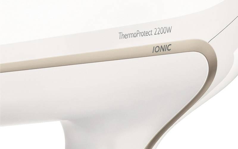 Fén Philips ThermoProtect Ionic HP8232 00 bílý zlatý