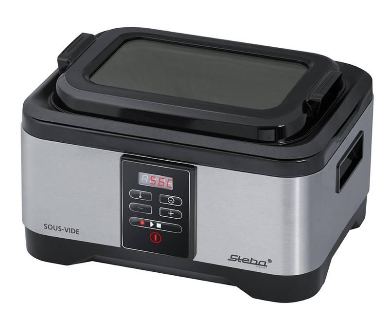 Hrnec elektrický Steba SV 1 PRECISE černý stříbrný