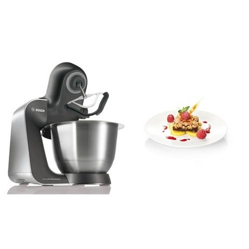 Kuchyňský robot Bosch MUM57860 černý stříbrný