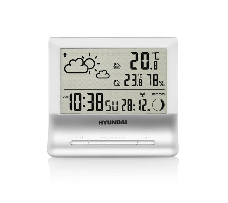 Meteorologická stanice Hyundai WS 2266 stříbrná