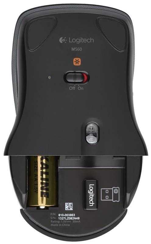 Myš Logitech Wireless Mouse M560 černá
