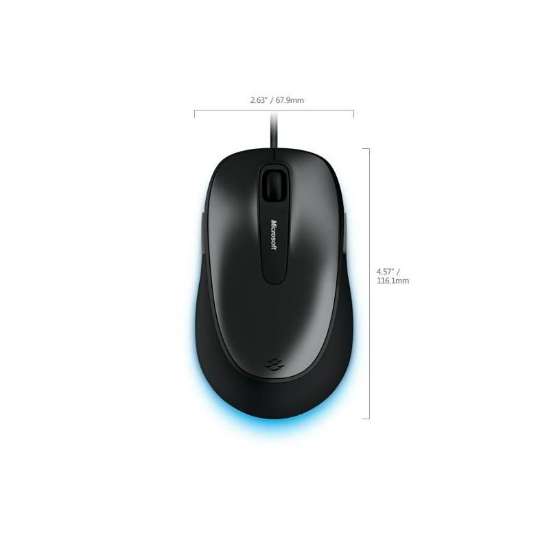 Myš Microsoft Comfort Mouse 4500 Lochnes Grey šedá
