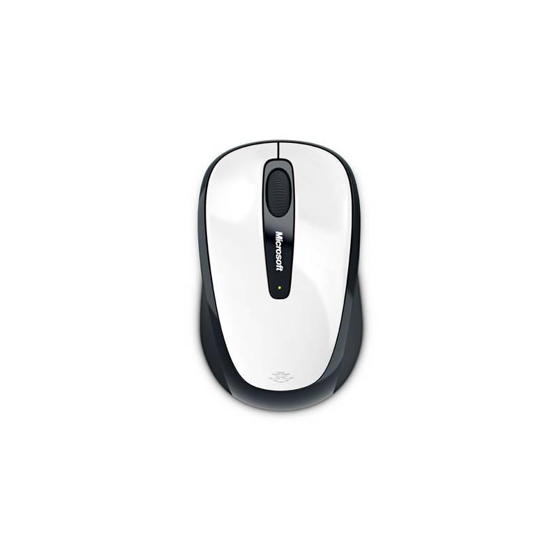 Myš Microsoft Wireless Mobile Mouse 3500 White Gloss bílá, Myš, Microsoft, Wireless, Mobile, Mouse, 3500, White, Gloss, bílá