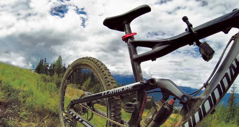 Objímka GoPro pro uchycení na kolo černý