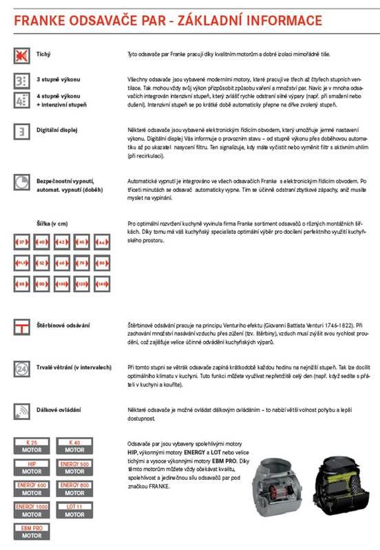 Odsavač par Franke FBI 537 XS nerez, Odsavač, par, Franke, FBI, 537, XS, nerez