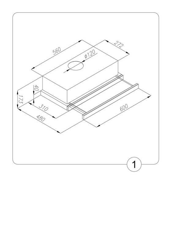 Odsavač par Guzzanti GSL 60 černý