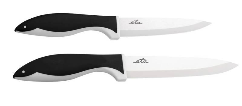 Sada kuchyňských nožů ETA keramické nože 2 ks černá
