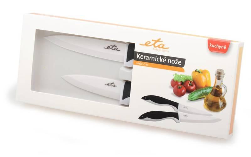 Sada kuchyňských nožů ETA keramické nože 2 ks černá