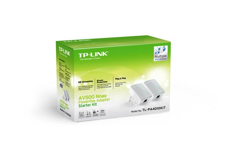 Síťový rozvod LAN po 230V TP-Link TL-PA4010 KIT bílý