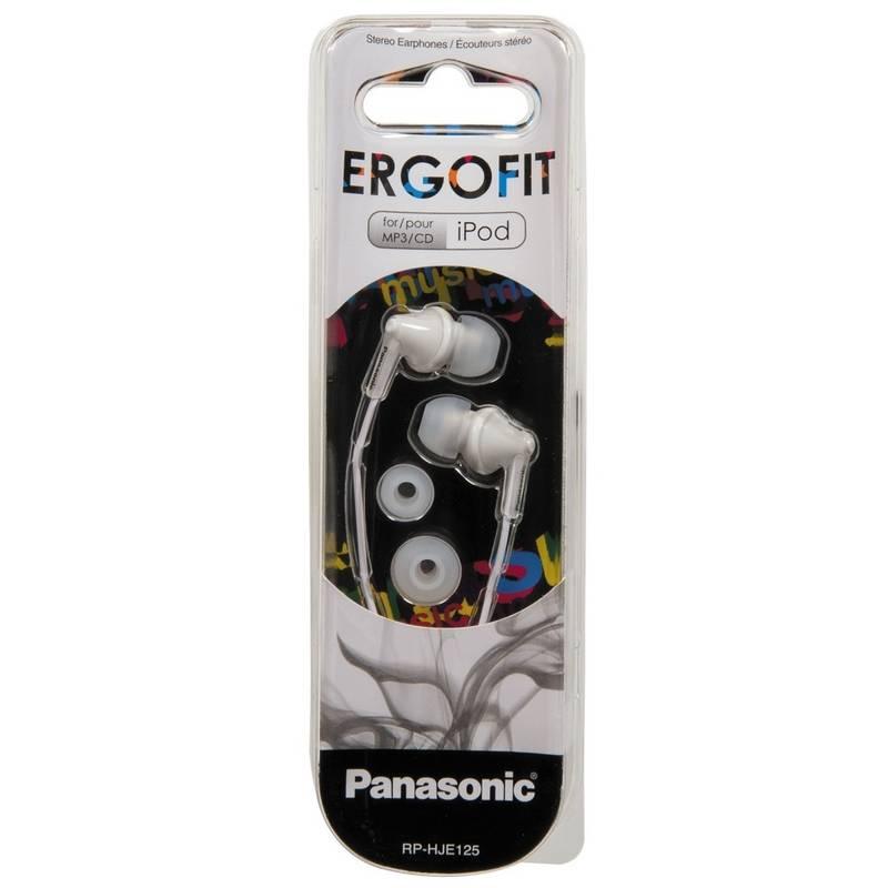 Sluchátka Panasonic RP-HJE125E-W bílá