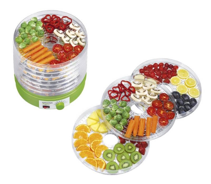 Sušička ovoce Concept SO-1025 bílá zelená