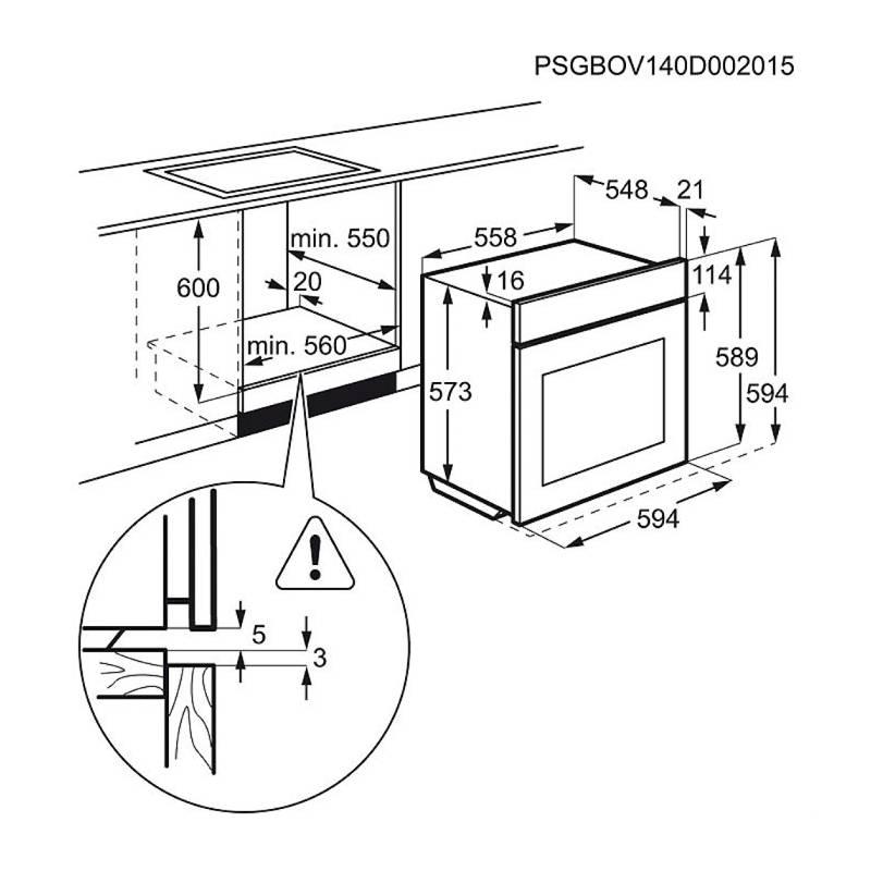 Trouba Electrolux EOB43410OX nerez