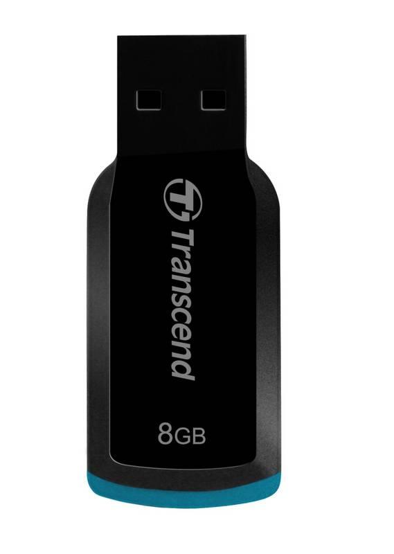 USB Flash Transcend JetFlash 360 8GB černý modrý