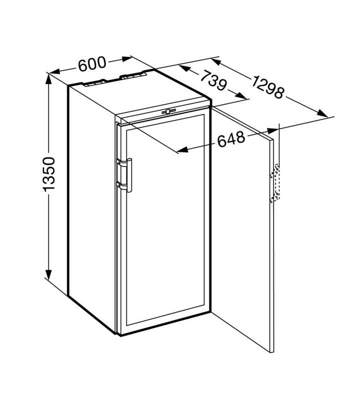Vinotéka Liebherr WKb 3212 černá