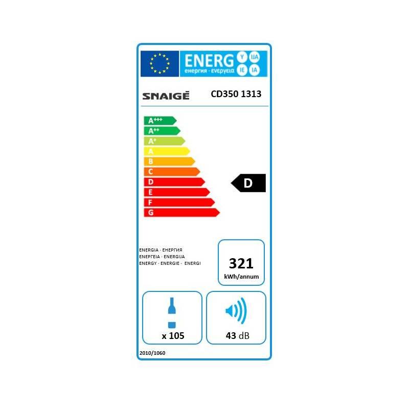 Vinotéka Snaige Design line CD350-1313 hnědá