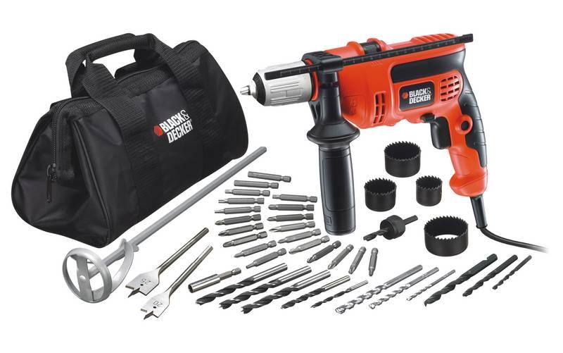 Vrtačka Black-Decker CD714CREW2, 40ks příslušenství