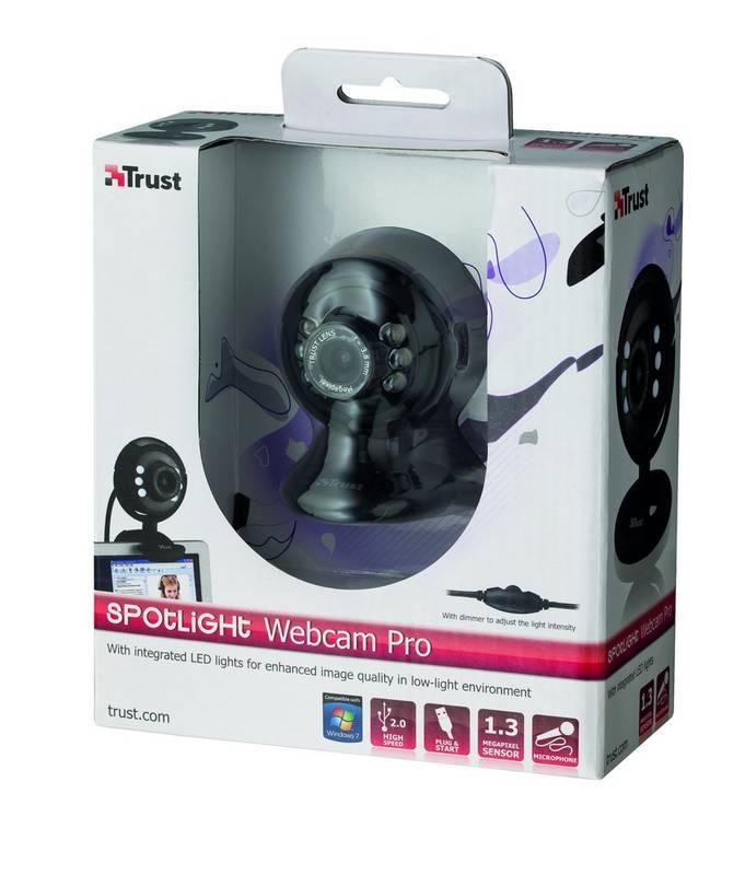 Webkamera Trust SpotLight Pro černá