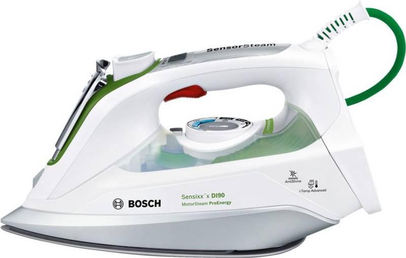 Žehlička Bosch Sensixx TDI902431E bílá zelená