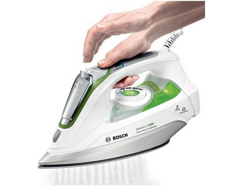 Žehlička Bosch Sensixx TDI902431E bílá zelená