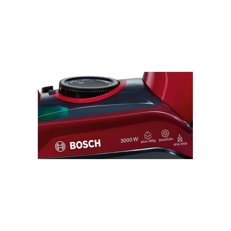 Žehlička Bosch TDA503001P černá červená, Žehlička, Bosch, TDA503001P, černá, červená