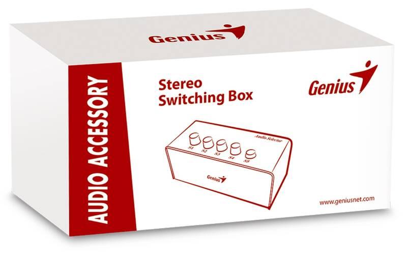 Přepínač Genius Stereo Switching Box černý
