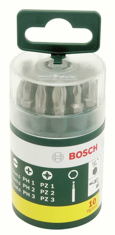 Sada bitů Bosch 10dílná, Sada, bitů, Bosch, 10dílná