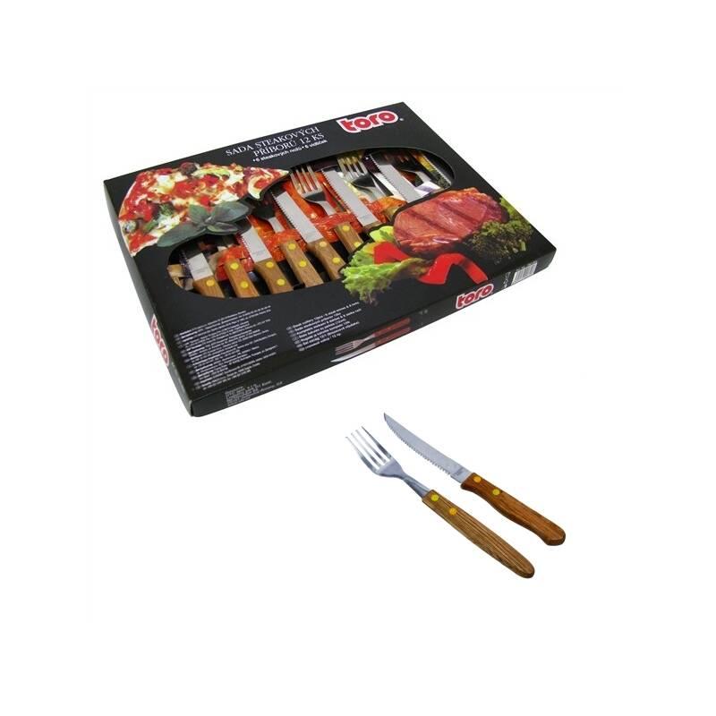 Sada příborů TORO 12 ks 20 x 2, 3 cm a 21 x 1, 5 cm