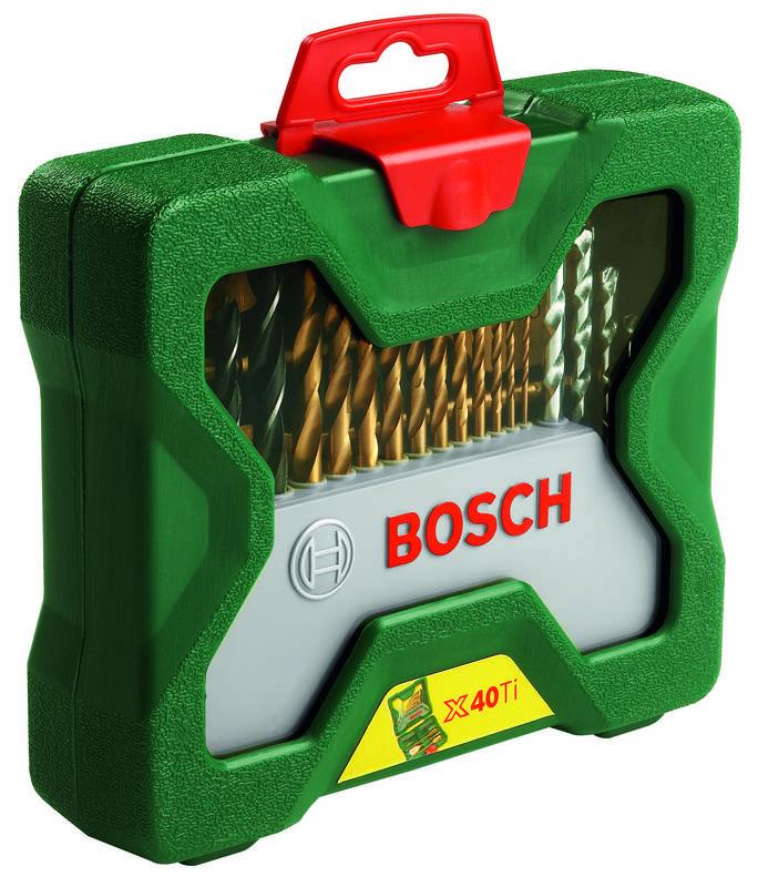 Sada vrtáků a bitů Bosch 40dílná X-Line