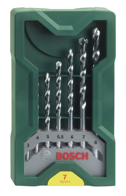 Sada vrtáků Bosch 7dílná minivrtáků do kamene X-Line