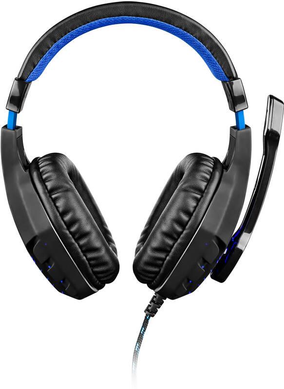Headset YENKEE YHP 3020 Ambush černý modrý, Headset, YENKEE, YHP, 3020, Ambush, černý, modrý