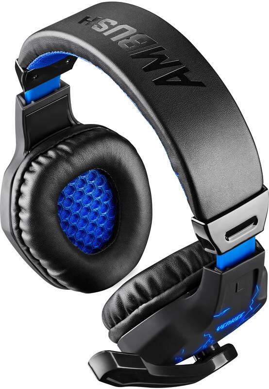 Headset YENKEE YHP 3020 Ambush černý modrý