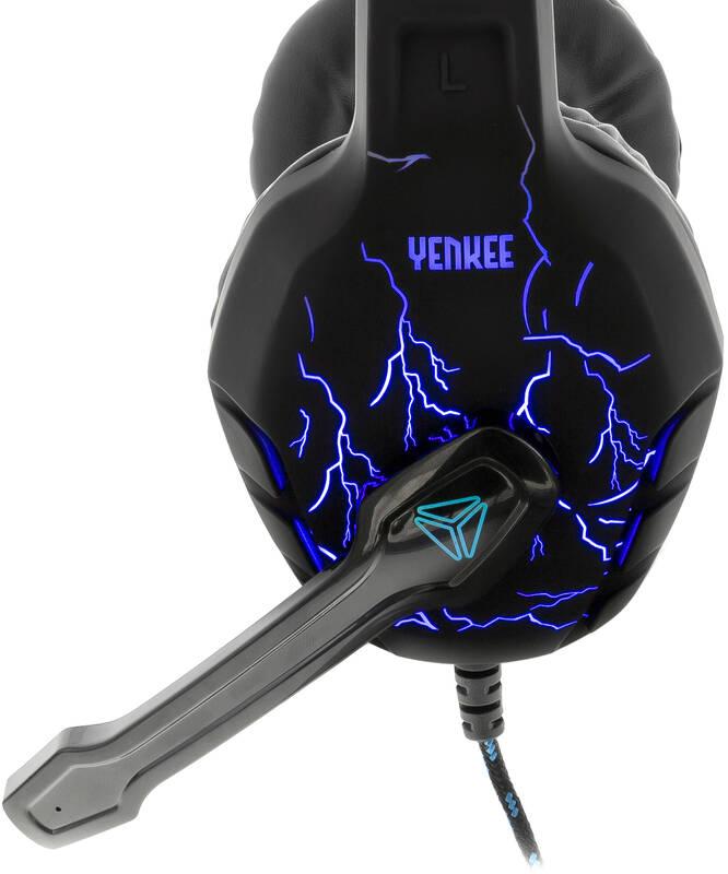 Headset YENKEE YHP 3020 Ambush černý modrý