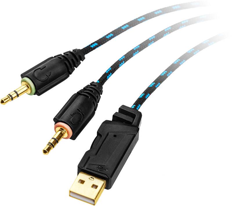 Headset YENKEE YHP 3020 Ambush černý modrý