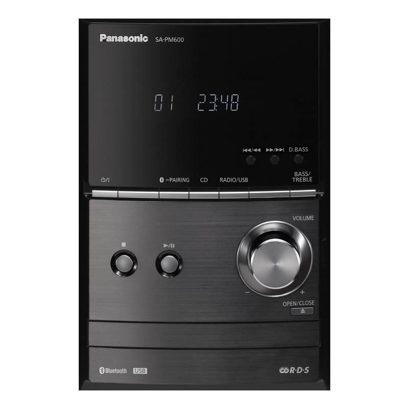 Mikrosystém Panasonic SC-PM602EG-K černá, Mikrosystém, Panasonic, SC-PM602EG-K, černá