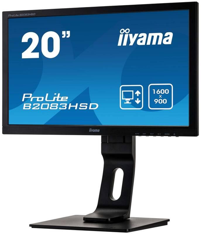 Monitor IIYAMA ProLite B2083HSD-B1 černá